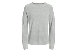 Jack & Jones Strickpullover JJEhill Light Grey Melange