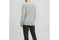 Jack & Jones Strickpullover JJEhill Light Grey Melange