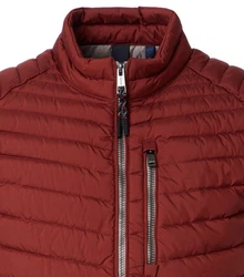 CASAMODA Weste Style uni Bordeaux/Dunkelrot/Rot/Braun