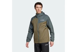 adidas TERREX TERREX MULTI 2L RAIN.RDY REGENJACKE Grün/Dunkelgrün