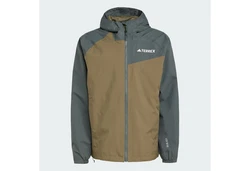 adidas TERREX TERREX MULTI 2L RAIN.RDY REGENJACKE Grün/Dunkelgrün