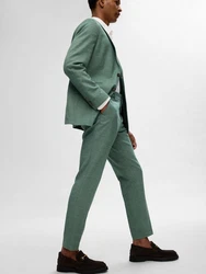 SELECTED HOMME Hose Grün/Türkis/Dunkelgrün