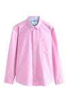 Next Langarmhemd Slim Fit Oxfordhemd Rosa/Lila Next Langarmhemd Slim Fit Oxfordhemd Rosa/Lila