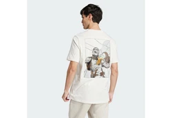 adidas Sportswear T-Shirt Weiß/Khaki/Creme/Beige