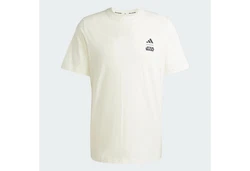 adidas Sportswear T-Shirt Weiß/Khaki/Creme/Beige