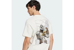 adidas Sportswear T-Shirt Weiß/Khaki/Creme/Beige