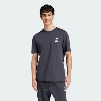 adidas Sportswear T-Shirt Dunkelgrau/Dunkelblau/Hellgrau/Grau