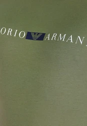 Emporio Armani T-Shirt Kurzarmshirt Dunkelgrün