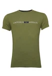 Emporio Armani T-Shirt Kurzarmshirt Dunkelgrün