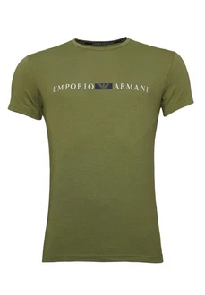 Emporio Armani T-Shirt Kurzarmshirt Dunkelgrün Emporio Armani T-Shirt Kurzarmshirt Dunkelgrün