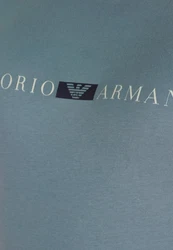Emporio Armani T-Shirt Kurzarmshirt Blau/Hellblau