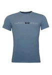 Emporio Armani T-Shirt Kurzarmshirt Blau/Hellblau