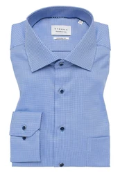 Eterna Langarmhemd MODERN FIT Dunkelblau/Pastell/Hellblau/Blau