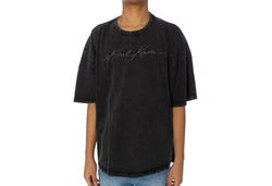 Karl Kani T-Shirt Autograph Heavy Boxy Schwarz/Dunkelgrau