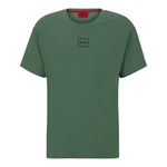 HUGO T-Shirt Laze Lazer T-Shirt Dunkelgrün/Grün
