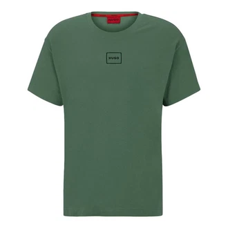 HUGO T-Shirt Laze Lazer T-Shirt Dunkelgrün/Grün