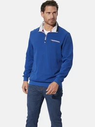 Sweatshirt QUORON mit Umlegekragen