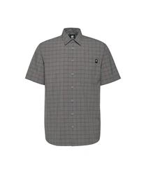 Mammut Kurzarmhemd Lenni Shirt Herren Dunkelgrau/Hellgrau/Grau