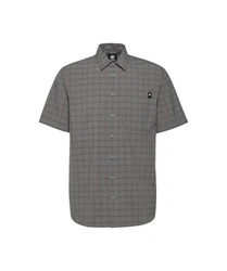 Mammut Kurzarmhemd Lenni Shirt Herren Dunkelgrau/Hellgrau/Grau