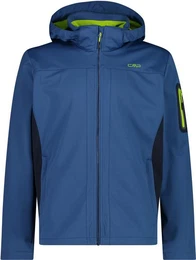Funktionsjacke MAN JACKET ZIP HOOD DUSTY BLUE-B.BLUE