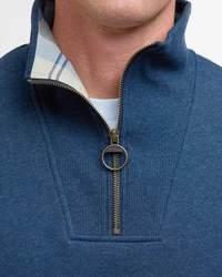 Barbour Zip-Troyer Nelson Dunkelblau/Blau
