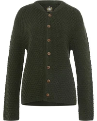 Hammerschmid Strickjacke Anton Dunkelgrün/Grün
