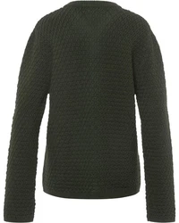 Hammerschmid Strickjacke Anton Dunkelgrün/Grün