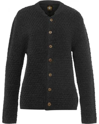 Hammerschmid Strickjacke Anton Schwarz/Dunkelgrau