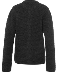 Hammerschmid Strickjacke Anton Schwarz/Dunkelgrau