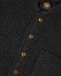 Hammerschmid Strickjacke Anton Schwarz/Dunkelgrau