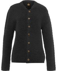 Hammerschmid Strickjacke Anton Schwarz/Dunkelgrau