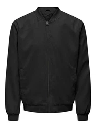 ONLY & SONS Funktionsjacke Bomberjacke Lucas Schwarz/Dunkelgrau