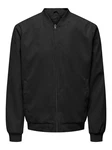 ONLY & SONS Funktionsjacke Bomberjacke Lucas Schwarz/Dunkelgrau