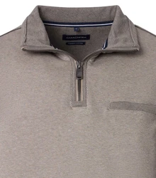 CASAMODA Sweat Troyer Langarm mit Reißverschluss 413572800