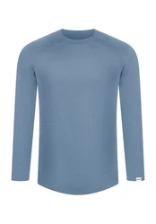 Smilodox Longsleeve Kayden Blau/Grau/Hellblau