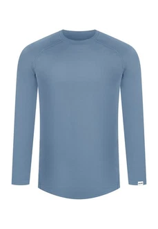 Smilodox Longsleeve Kayden Blau/Grau/Hellblau
