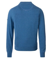 Redmond Cardigan Zipper 627 (1-tlg) Blau/Hellblau