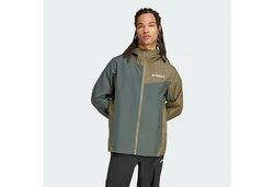 adidas TERREX Funktionsjacke TERREX MULTI 2.5L RAIN.RDY REGENJACKE Dunkelgrün/Grün