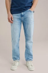 WE Fashion Regular-fit Jeans Hellblau/Blau