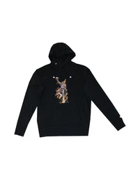 Sidney Maurer Kapuzensweatshirt Magic Johnson Schwarz