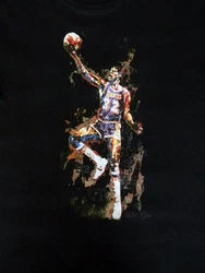 Sidney Maurer Kapuzensweatshirt Magic Johnson Schwarz