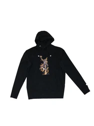 Sidney Maurer Kapuzensweatshirt Magic Johnson Schwarz