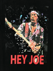 Sidney Maurer T-Shirt Jimi Hendrix mit Frontprint Schwarz/Dunkelblau/Hellblau/Rot
