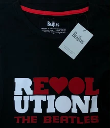 The Beatles T-Shirt Revolution Dunkelrot/Schwarz/Rot/Braun/Hellblau