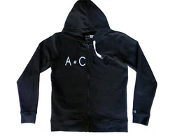 Kapuzensweatshirt Parkour Zip-Hoodie Urban Park, Schwarz, Herren (Stck, 1-tlg., Stck) mit Frontprint
