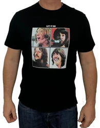 The Beatles T-Shirt Let it be (1) Creme/Schwarz