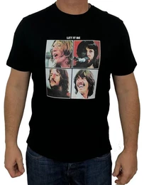 T-Shirt Let it be 1 (Stck, 1-tlg., Stck) mit Frontprint