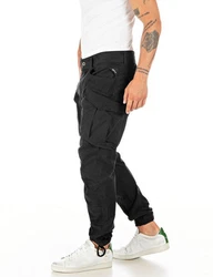 Replay Cargohose Joe Schwarz/Dunkelblau/Khaki