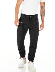 Replay Cargohose Joe Schwarz/Dunkelblau/Khaki