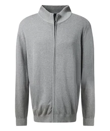 Steppweste Strickjacke mit Stehkragen - Regular Fit